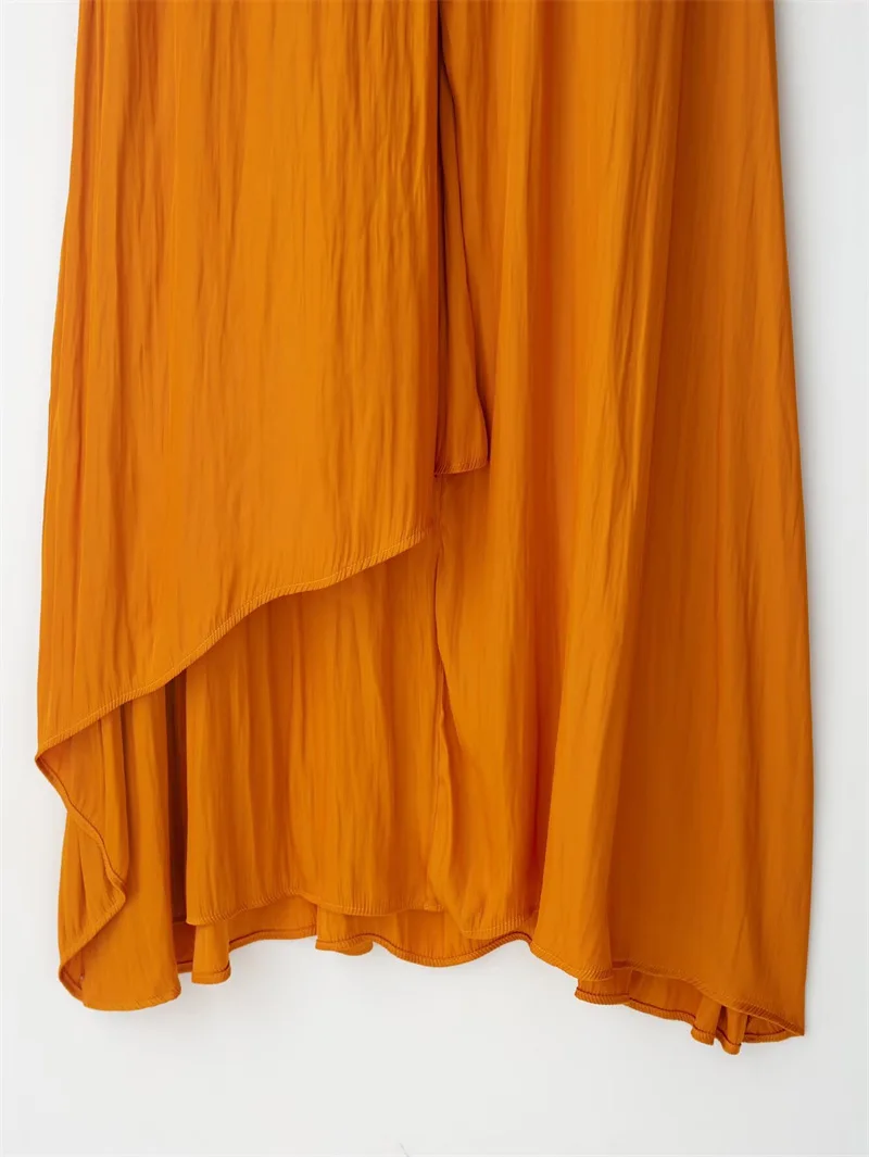 Robe longue à lacets pour femmes, Sexy, couleur unie, décolleté en v profond, dos nu, nouvelle mode, automne 2021, Club de vacances