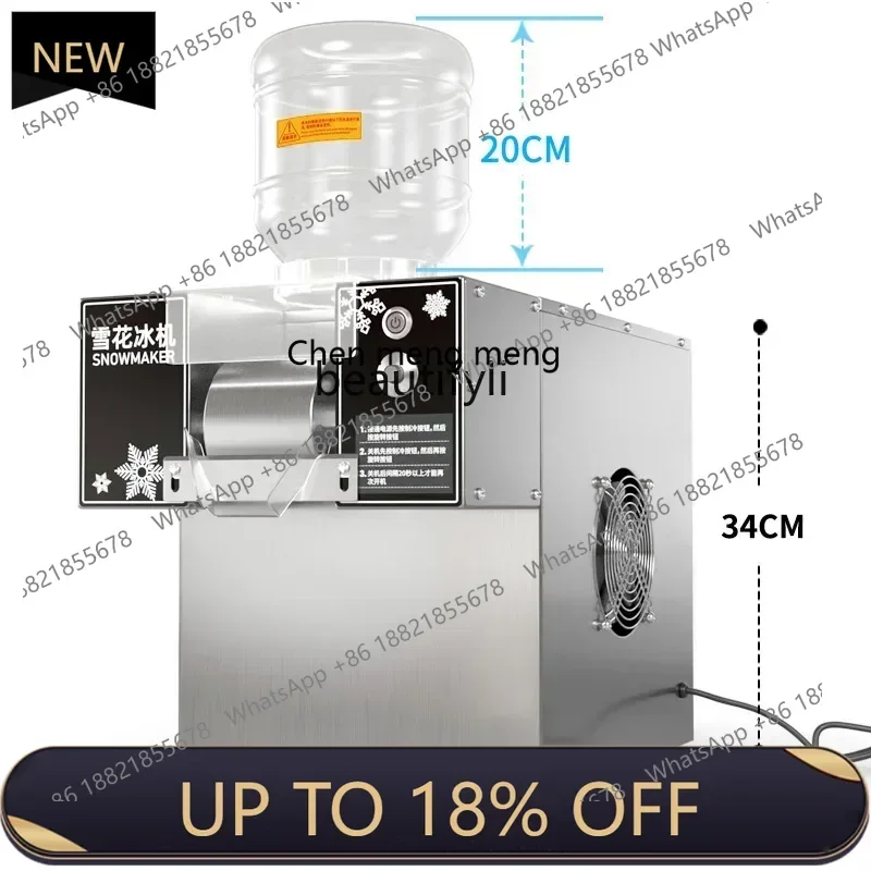 

Z189 Snowflake Ice Machine 4 buckets Commercial Stall Equipment Rainbow Color Milk Shaved Ice Cotton Ice Machine A5