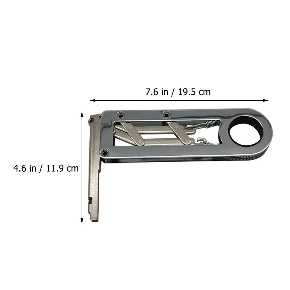 Cabinet Door Hinge Chrome Plated Steel Silent Self Closing 90 Degree Folding Hinge Anti Rust Kitchen Bathroom Balcony