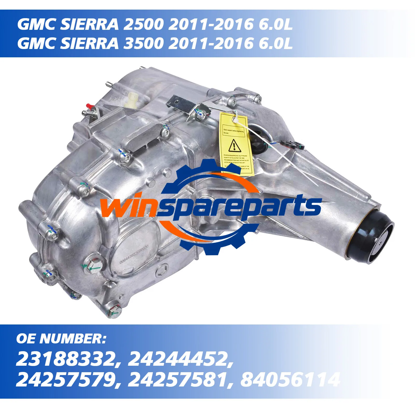 Fits 2011-2016 Sierra Silverado 2500 3500 6.0L (opt NQG) Transfer Case Assembly