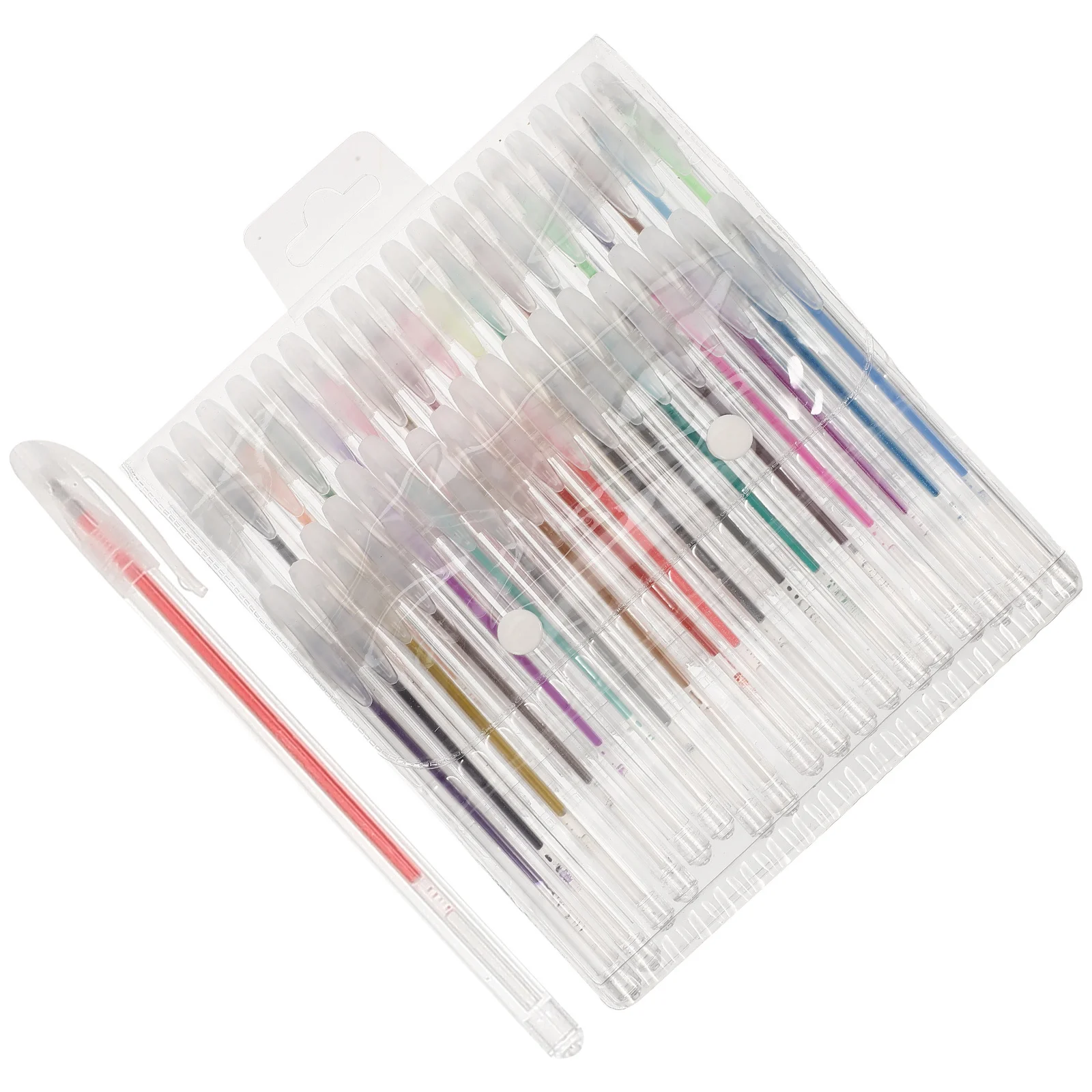 

36Pcs Colorful Gel Pen Set Vibrant Glitter Paint Markers Durable Smooth Writing Drawing Pens for Kids Adults Coloring Drawing