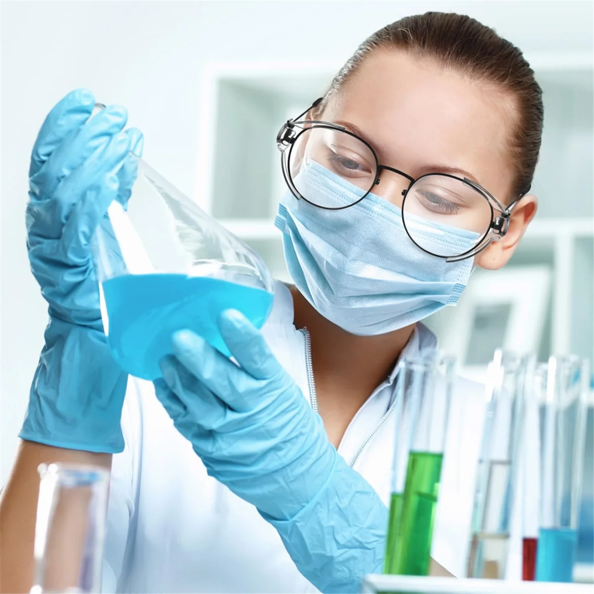 ABNH 2-парные защитные очки, боковой щиток для очков, боковой щиток, противоскользящий боковой щиток для защитных очков