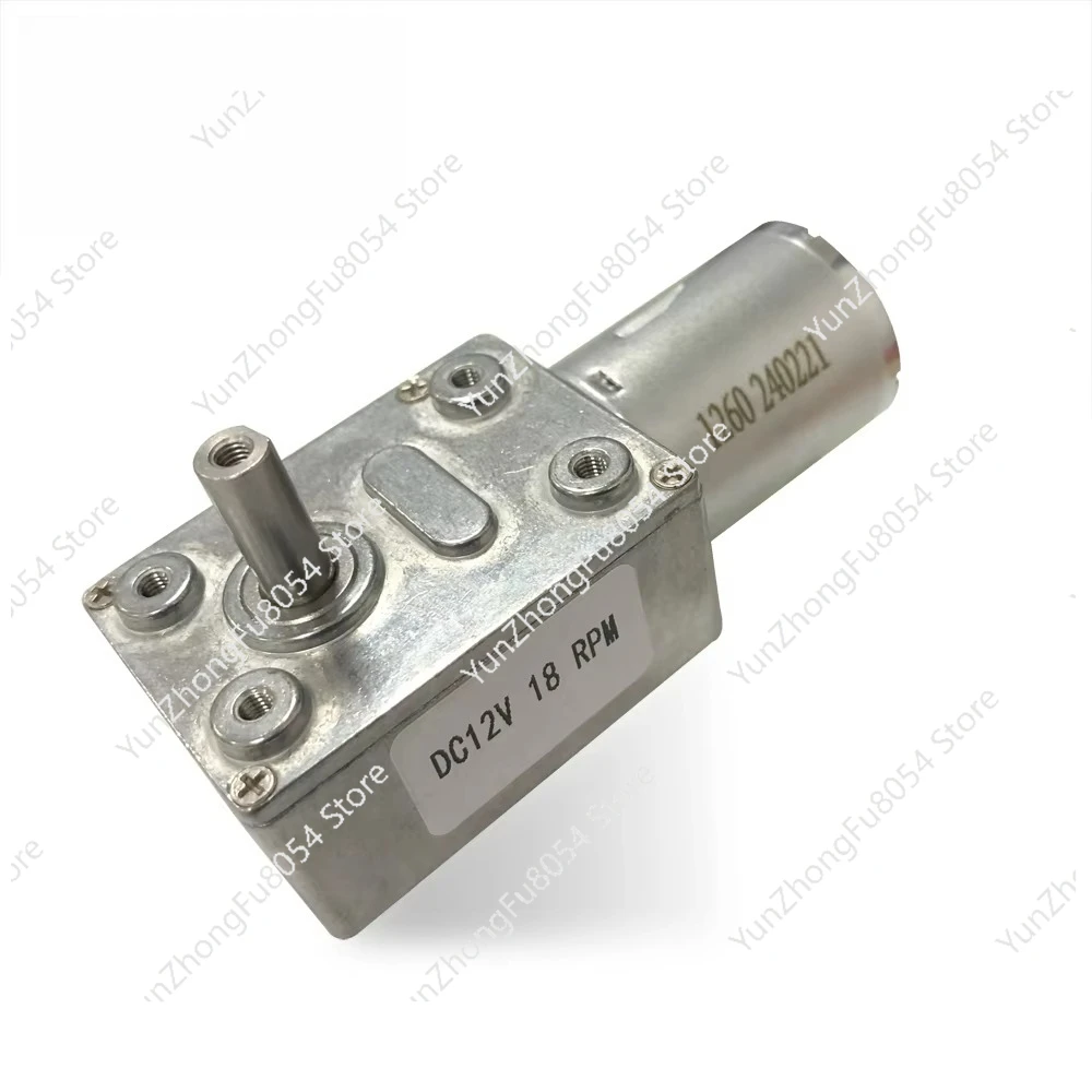 24 V 3-415 Rpm 30 Rpm 3 Rpm 370 Right Angle Turbine Reduction Gearbox Slow Pinion DC Motor 12v Coffee Machine