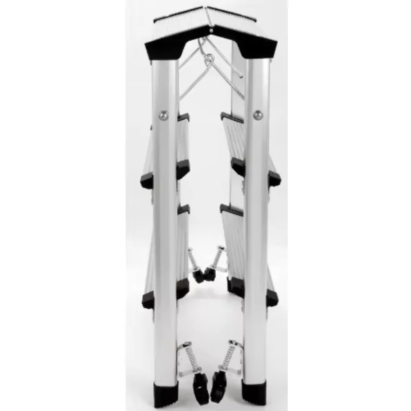 Double‑Sided Herringbone Folding Ladder Stool, Ultra‑Light Aluminum Alloy Anti‑Slip Household Telescopic Photography Step Stool