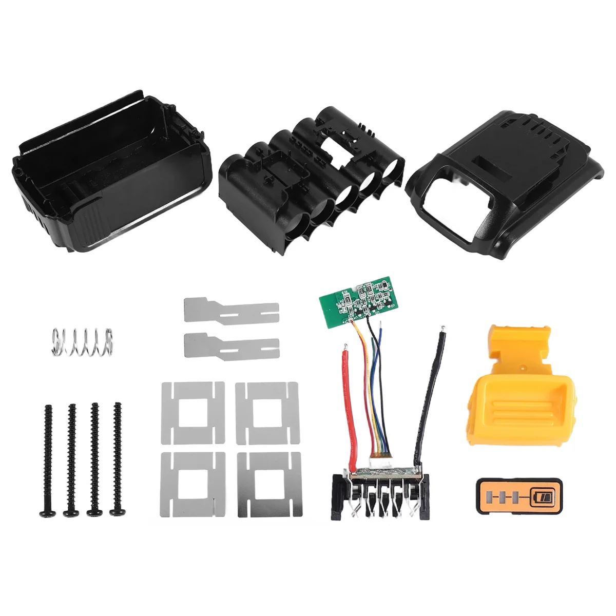 A73E-for Dewalt 10 Core 18V/20V Li-Ion Battery Replacement Plastic Case Kit Dcb180 Li-Ion Battery Shell (No Battery Cell)