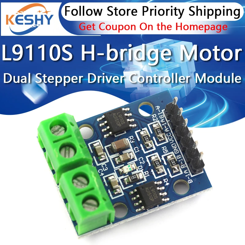 L9110S H-bridge Stepper Motor Dual DC Stepper Motor Driver Controller Board Module L9110S L9110 For Arduino