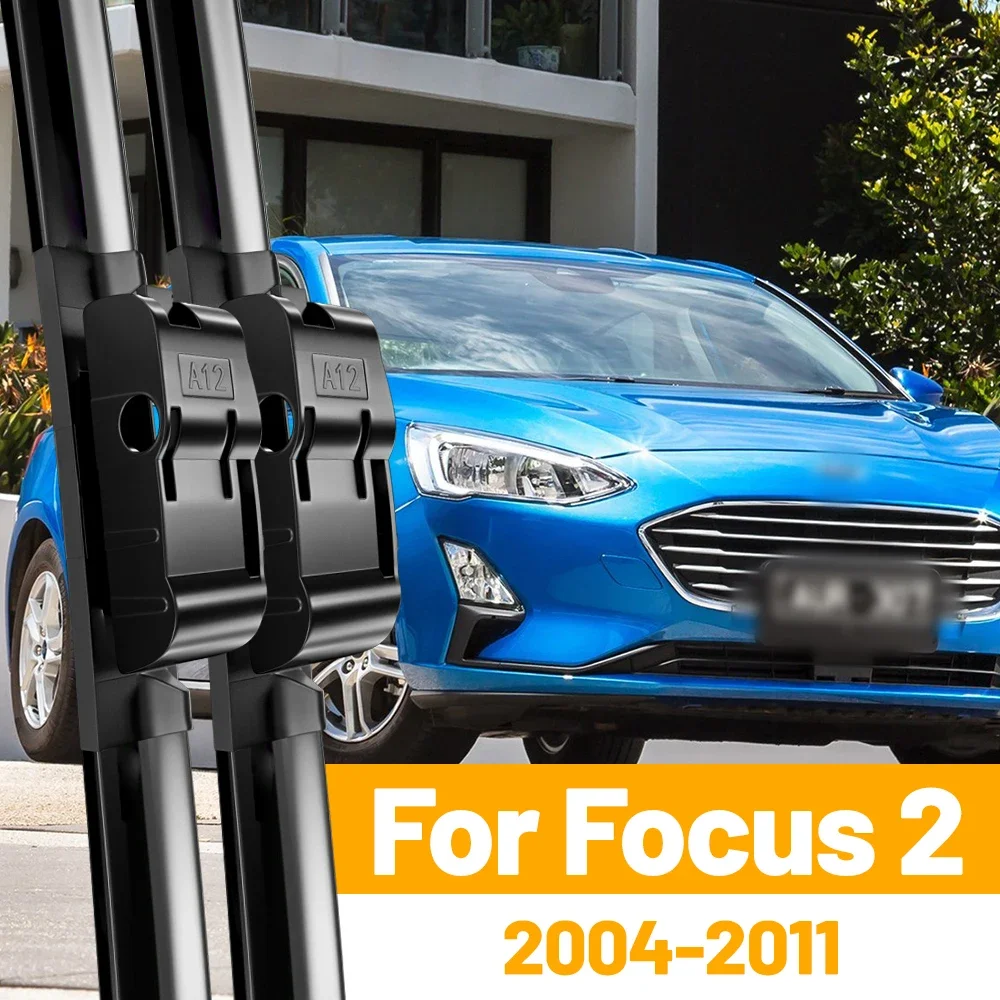 

Wiper LHD Front Wiper Blades For Ford Focus 2 2004-2011 2005 2006 2007 2008 2009 Windshield Windscreen Front Window 26"+17"