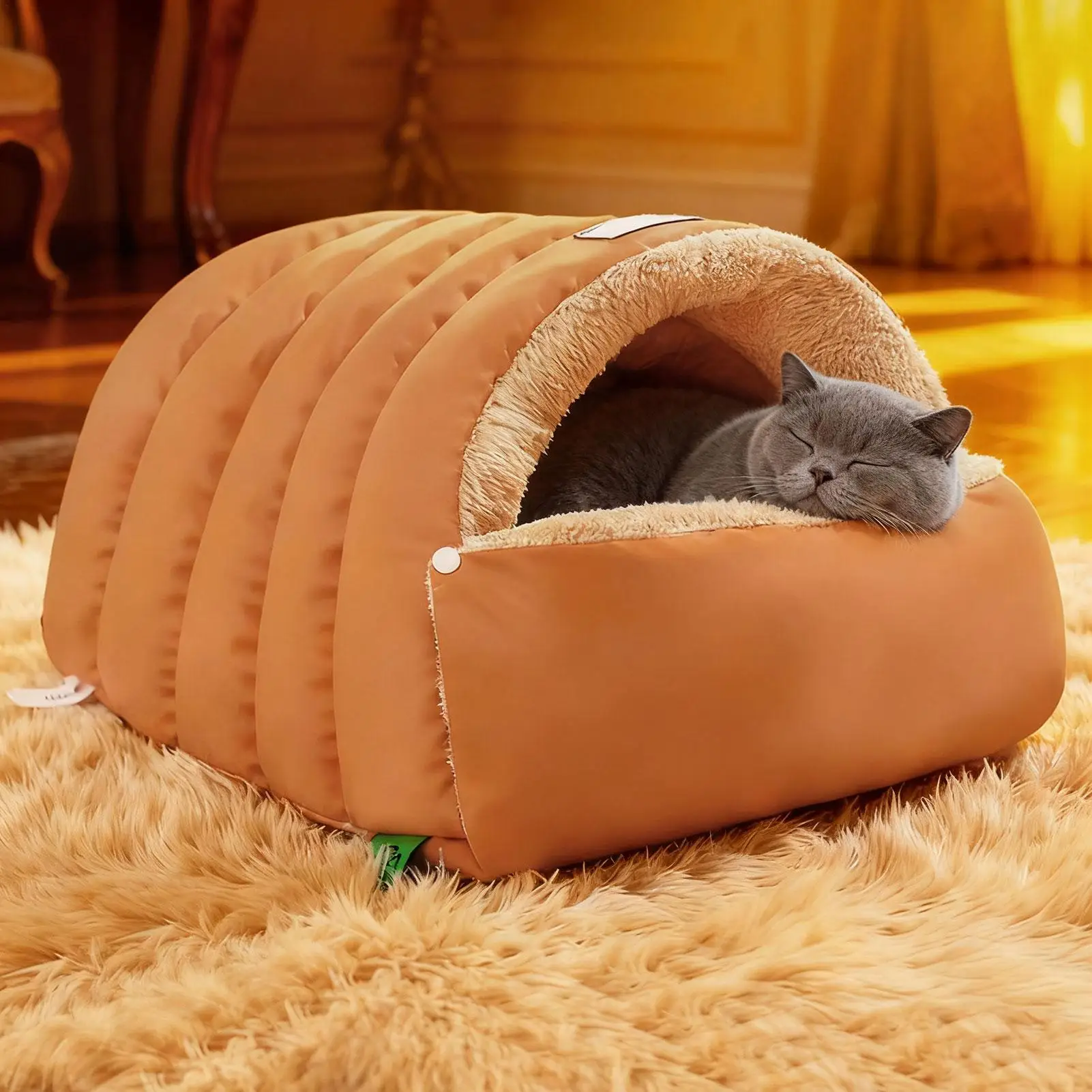 Thumbnail 3 - #16 Enclosed Cat Cave Beds List of Top Picks