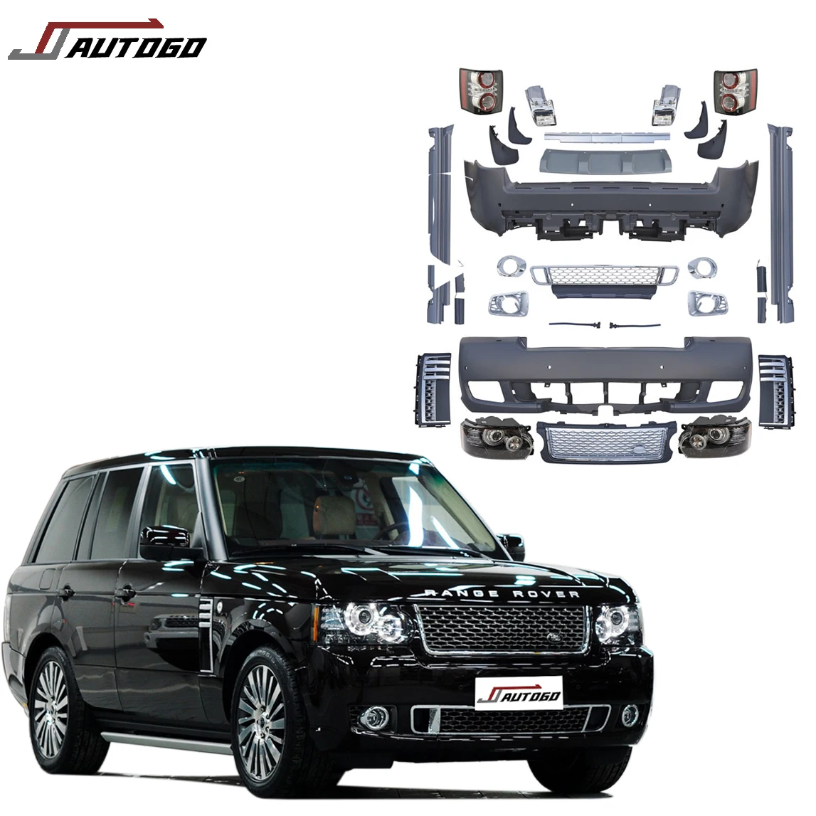 Auto Facelift body kit For Land Rover Range Rover 3 Vogue L322 2005 2006 2007 2008 2009 2010 2011 2012 Update to Autobiography 