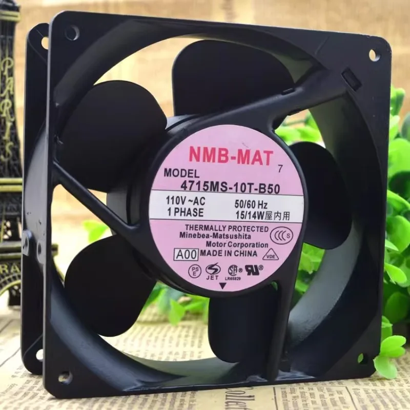 New Cooler Fan for NMB 4715MS-10T-B50 110V 100V 12038 15W 12CM Axial Cooling Fan 120 * 120 * 38mm