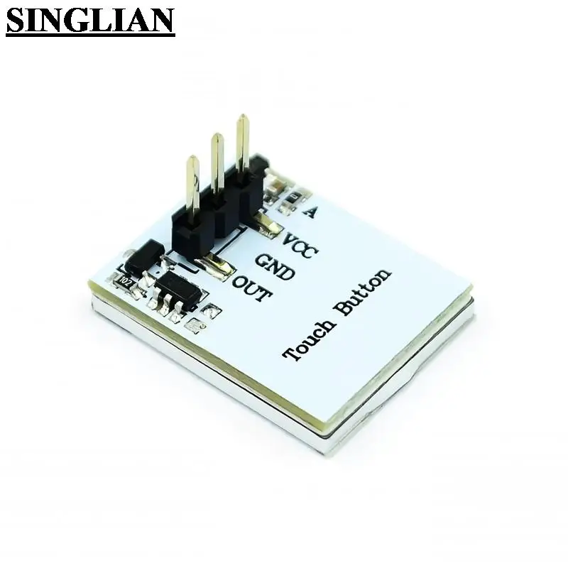 HTTM Series Capacitive Touch Button Switch Key Module 2.7V-6V RGB Blue Red Green Yellow Strong Anti-interference