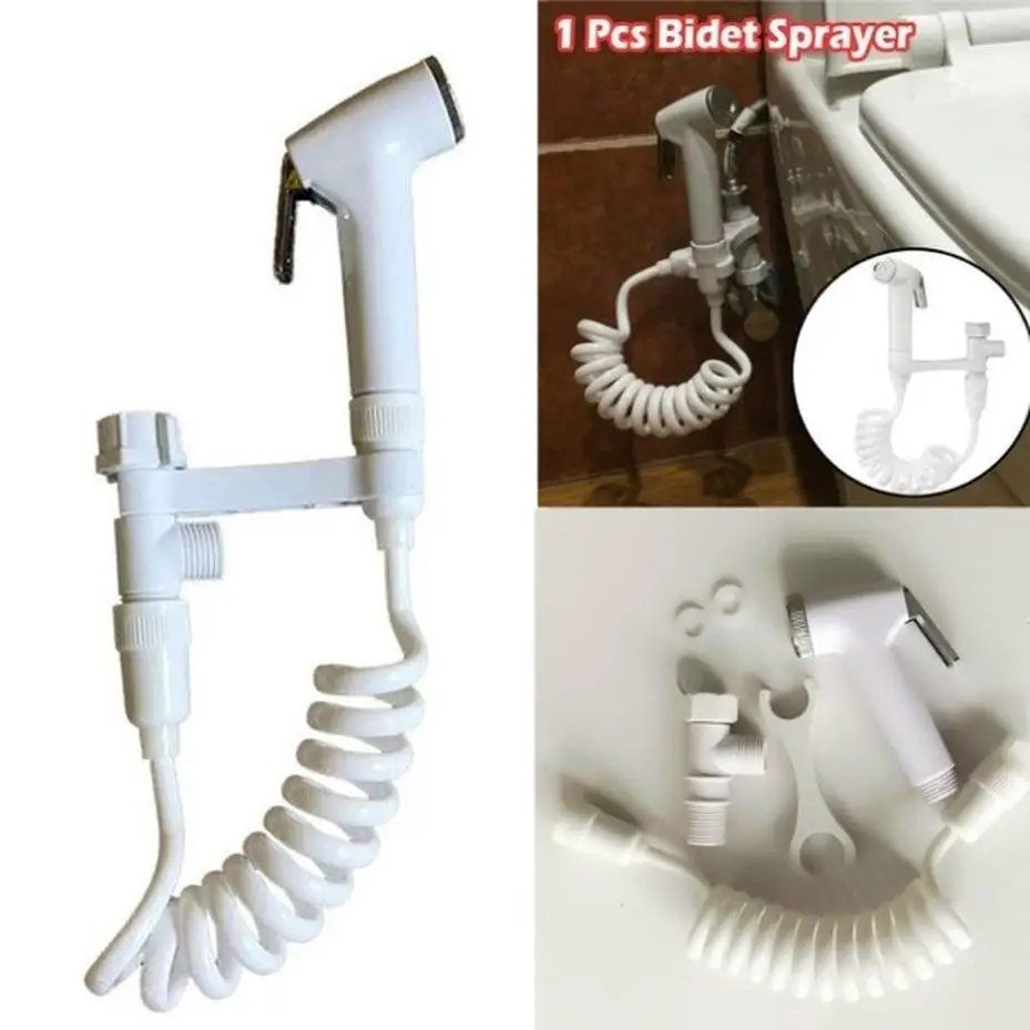 1 Set Multifunction Toilet Bidet Tap Shower Sprayer Bathroom Shower Hose Toilet Seat Bidet Spray Bidet Nozzle Accessories