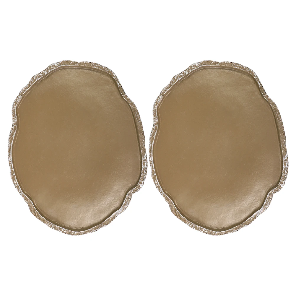 

2Pcs Resin Pet Food Bowls Sturdy Lizard Feeder Bowls Bearded Dragon Water Dishes Reptile Supplies Chameleon Frog Basins