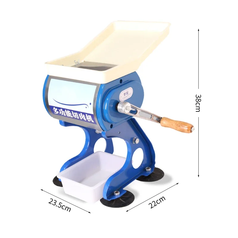 Manual Meat Slicer Vegetable Shred Cutter Food Pressing Chopper Shredder