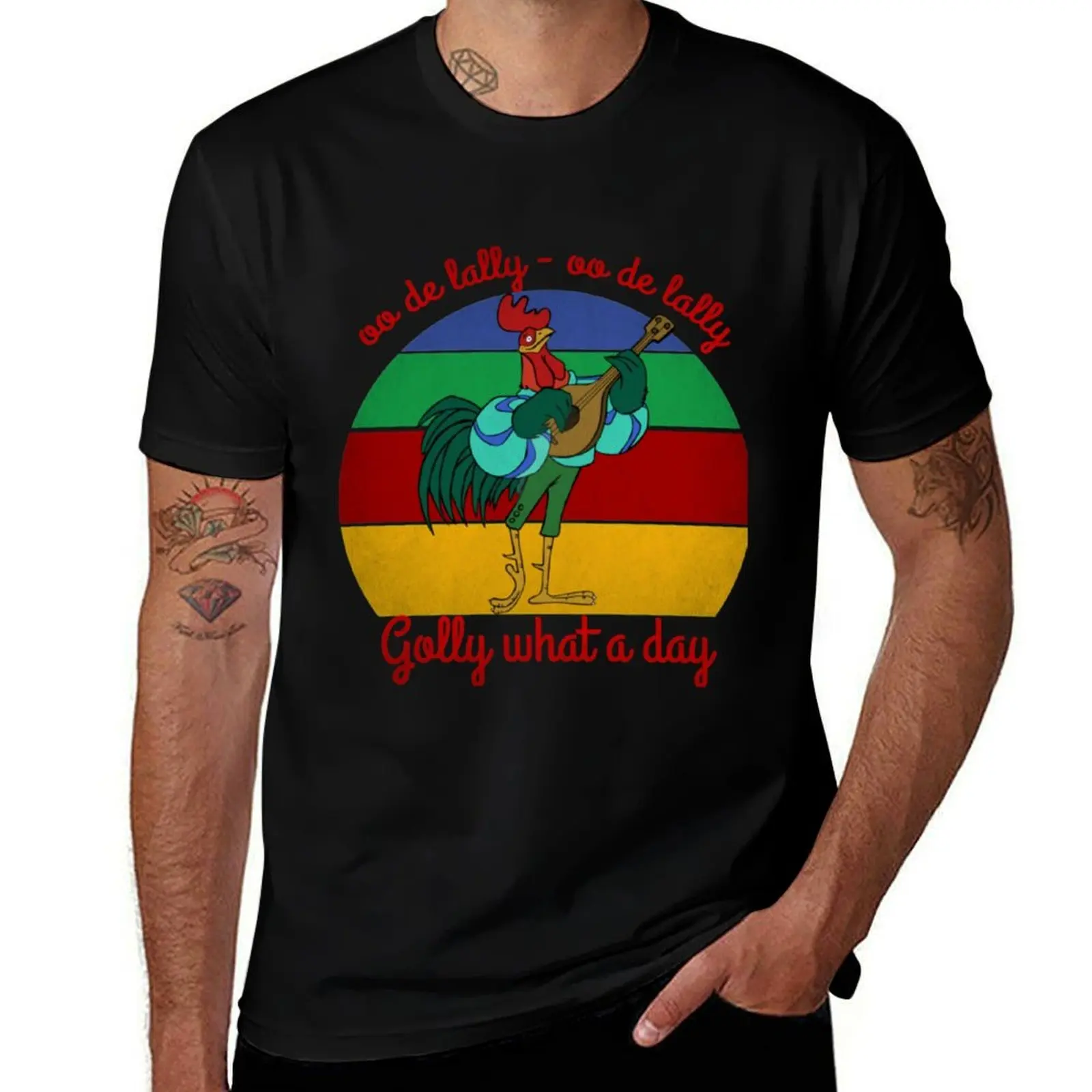 Alan A Dale - Oo de Lally Golly What a Day Roster Bard T-Shirt Casual Fashion Short Sleeve Cotton T-Shirt