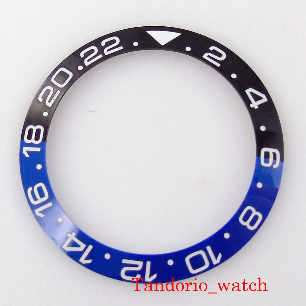 39.8mm Slop Bezel Insert Wristwatch Accessories Fit 43mm Bliger Men Watch High Quality Parts