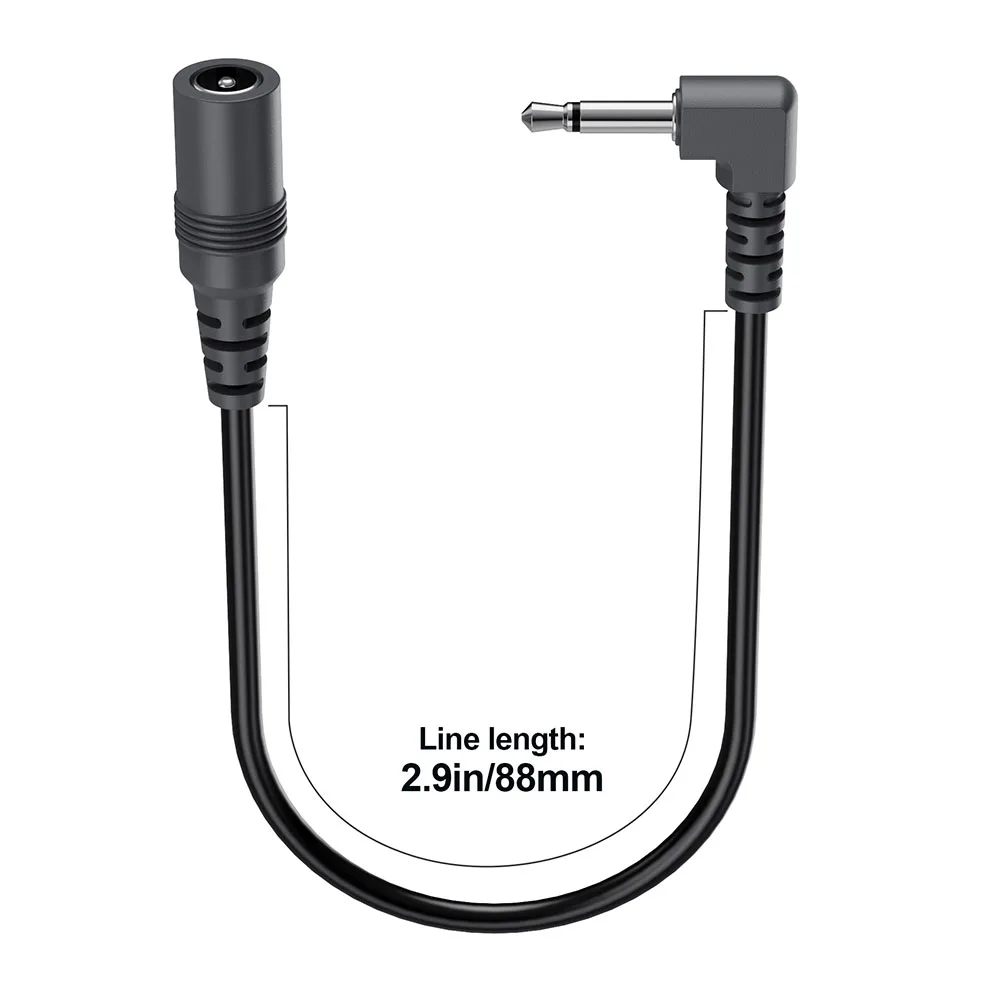 

Cold Resistant Material 22 # Pure Copper Core 5521 To 3.5mm Mono Power Conversion Cable For Instrument Guitar Pedal Wire