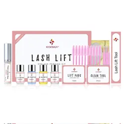 ICONSIGN Upgrade Version Lash Lift Kit Lifting Eyelashes Lasting 6-8 Weeks Calia Perm Eyelash Enhancer Makeup Tools