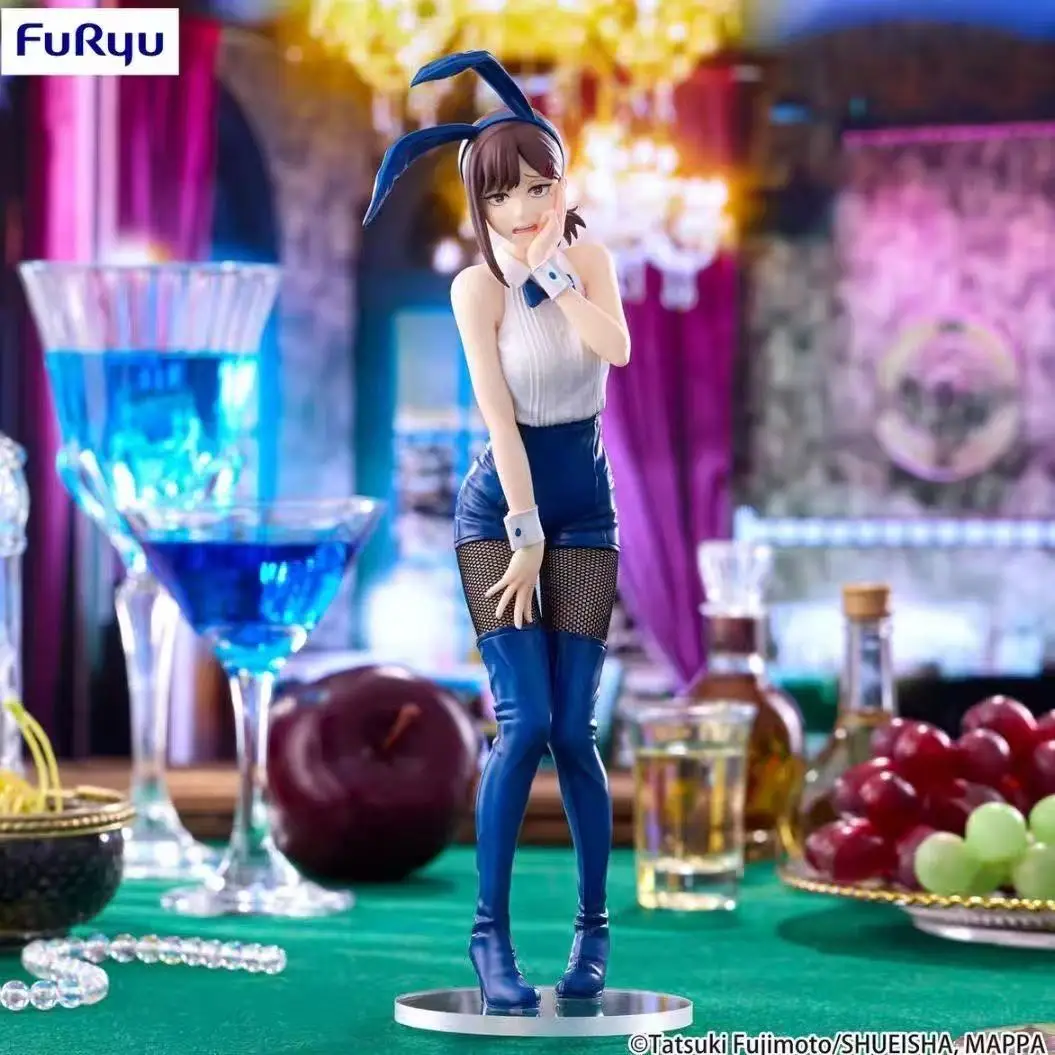 

Оригинальная аниме-фигурка Furyu Chainsaw Man Higashiyama Kobeni Bunny Girl, 24 см, модель, игрушка, украшение, подарок для мальчиков