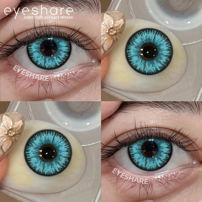 EYESHARE 1 Paar Cosplay Farbige Kontaktlinsen für Augen Rote Kontaktlinsen Anime Rosa Augenlinsen Halloween Beauty Make-up Linsen – Detail 22