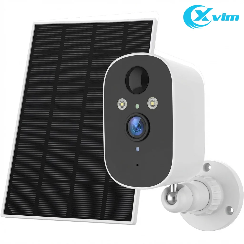 XVIM WiFi Camera Solar Outdoor 2K HD Outdoor Solar Surveillance Camera, Battery With PIR Motion Sensor, Home Security Protection