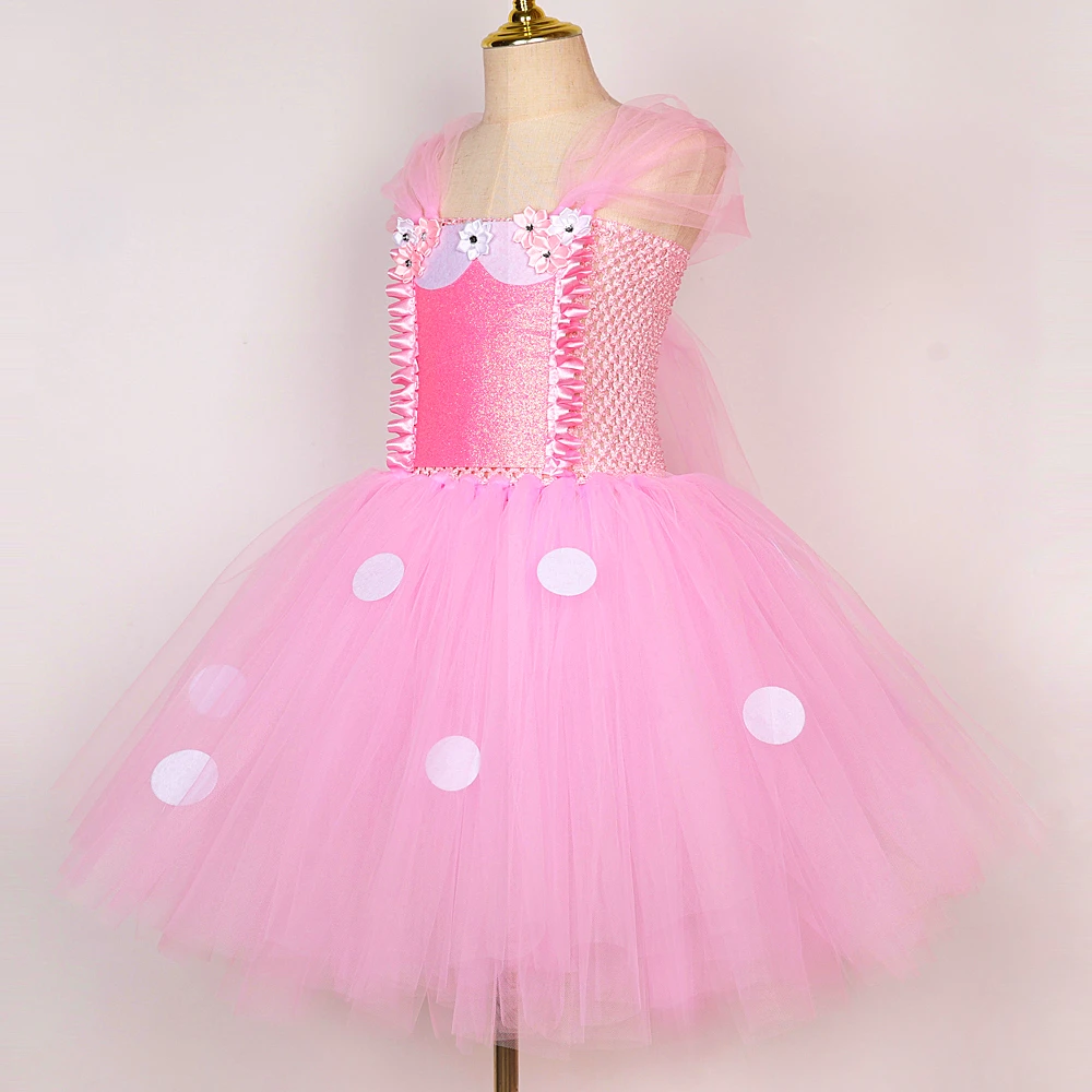 Baby Pink Minnie Costumes for Girls Birthday Party Ballet Tutus Kids Christmas Halloween Dresses Princess Cartoon Animal Outfit