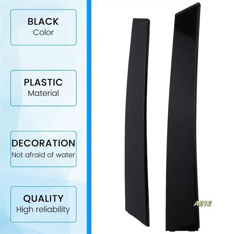 

1Pair Front Door Window Trims Panel 57010444AN 57010445AM For Jeep Grand Cherokee 11-21 Windshield B Pillar Post Cover