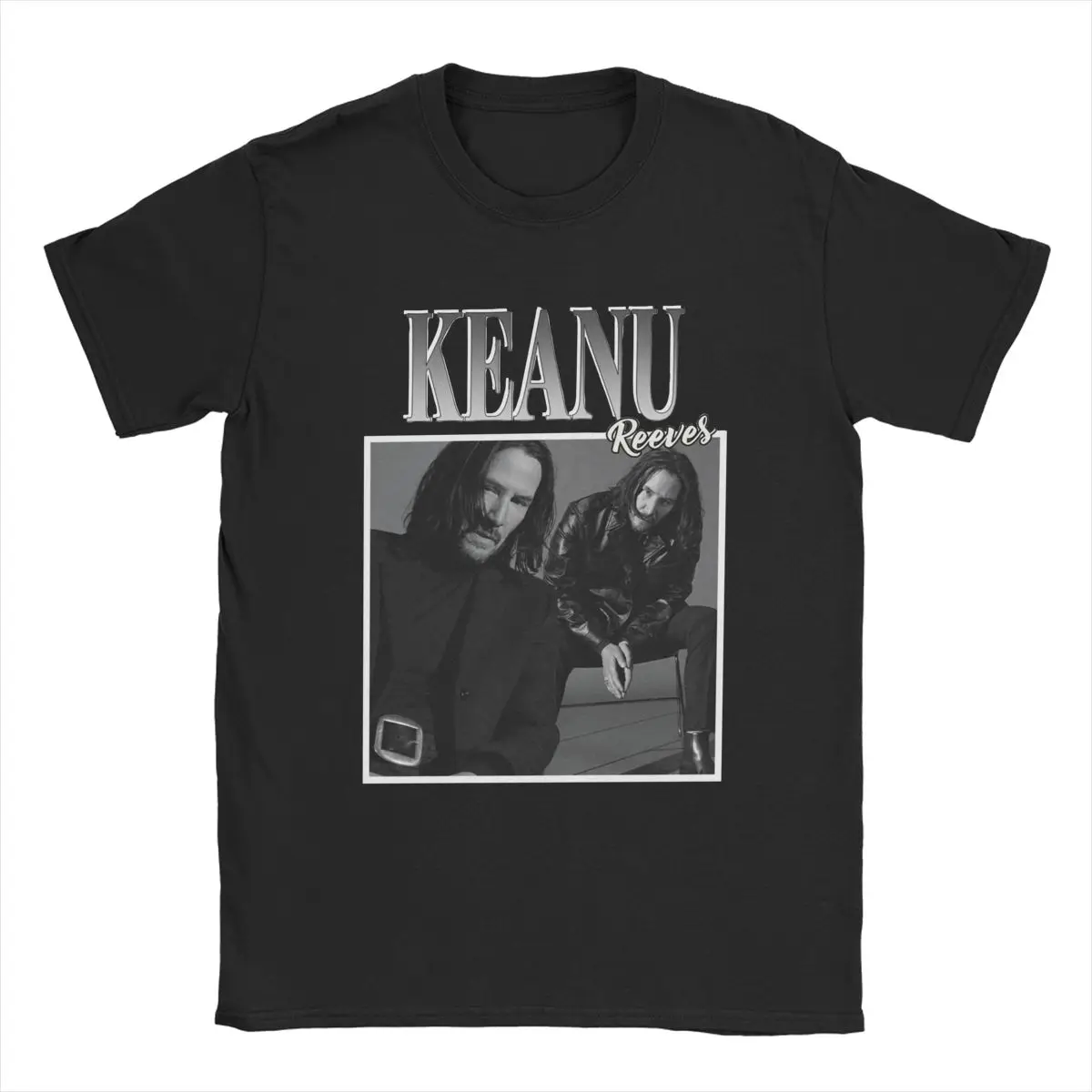 Keanu Reeves John Wick T Shirts Men 100% Cotton Creative T-Shirts O Neck Tees Short Sleeve Clothing Gift Idea