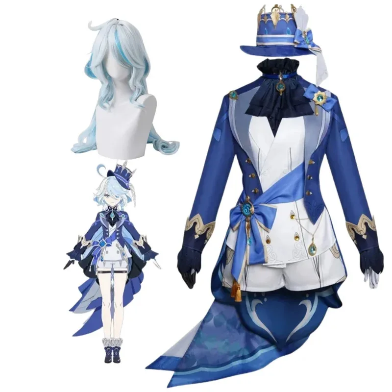 

Fontaine Focalors Furina Cosplay Costume Wig