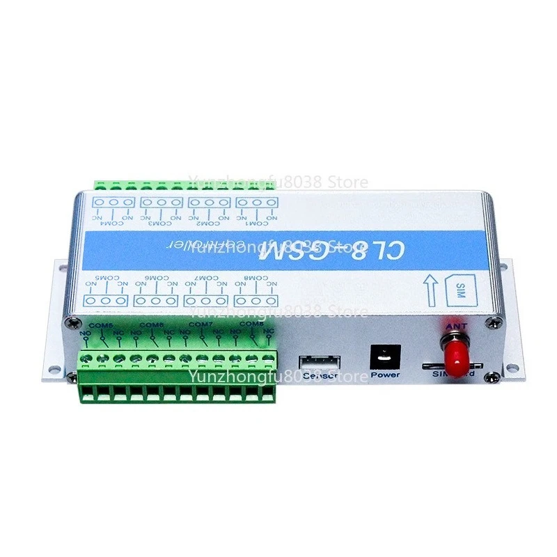 GSM 8-way Relay Controller Smart Home Power Switch for Remote Control Via SMS Call and Temperature Sensor