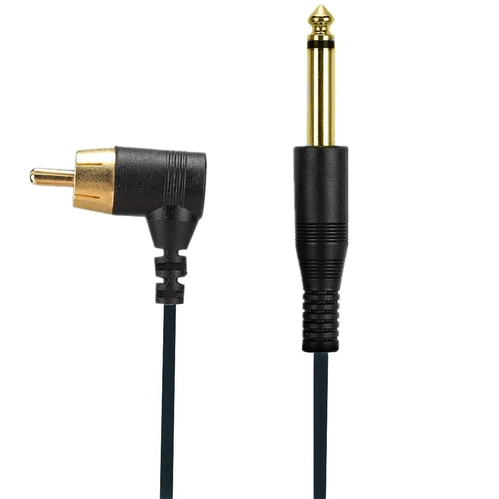 สายคลิปสัก, ขั้วต่อสายเคเบิล RCA เครื่องสักแหล่งจ่ายไฟอุปกรณ์เสริมสายคลิปสักสำหรับเครื่องตลับหมึกแบบโรตารี่