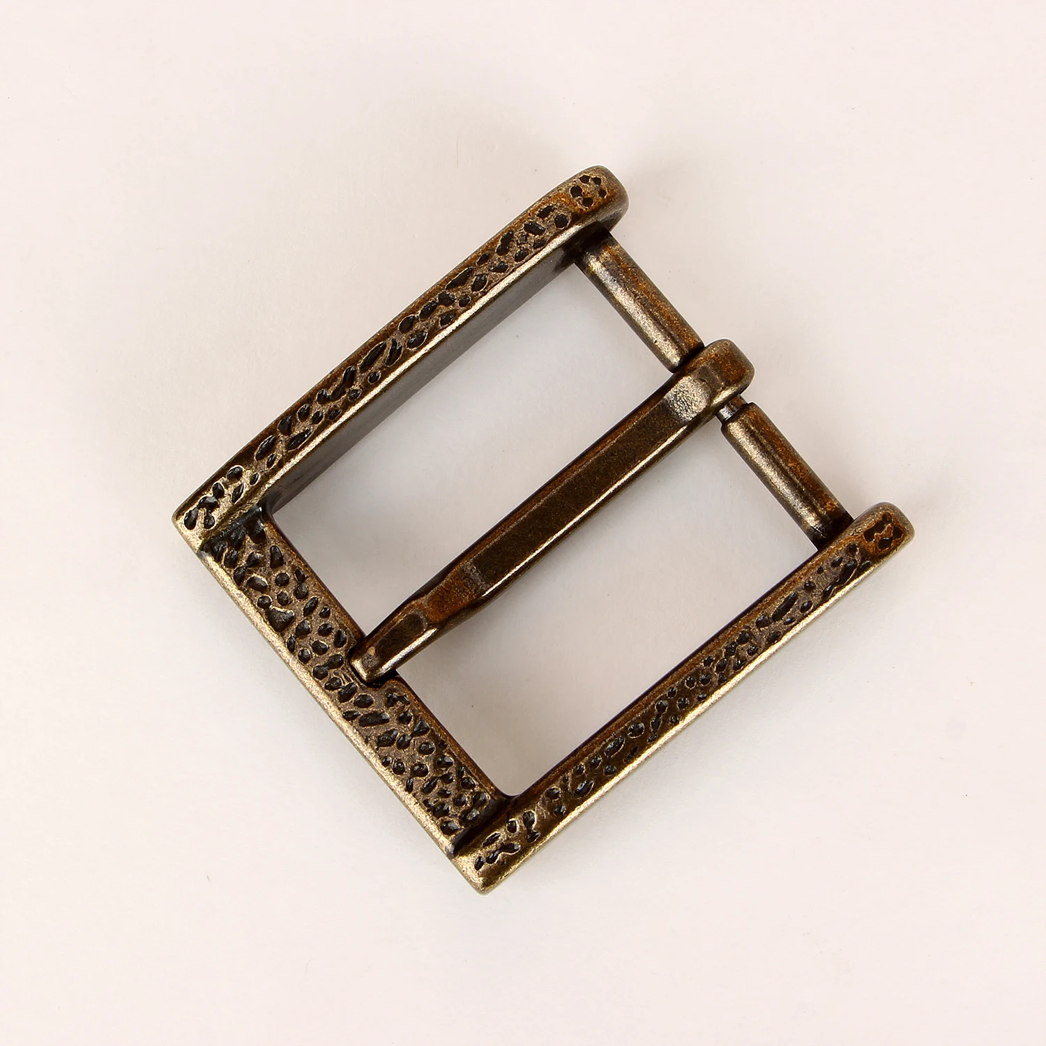 40mm Width Heavy Duty Solid Brass Belt Buckle For Men Vintage Brass Belt Buckle Leather Craft Diy Retro Cowboy Belt Buckle Men