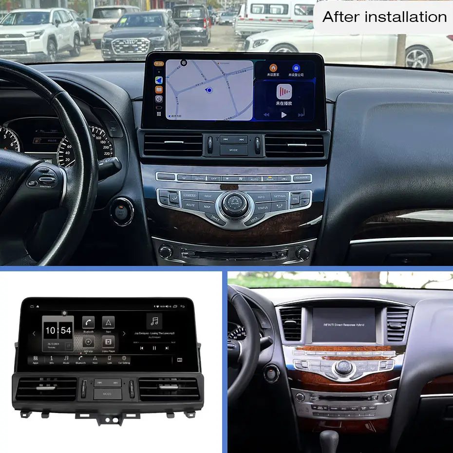 COHO For Infiniti JX35 QX60 2011-2019 carplay  Android auto Android 15  QLED Octa Core 8+256G Car Multimedia Player Stereo Radio