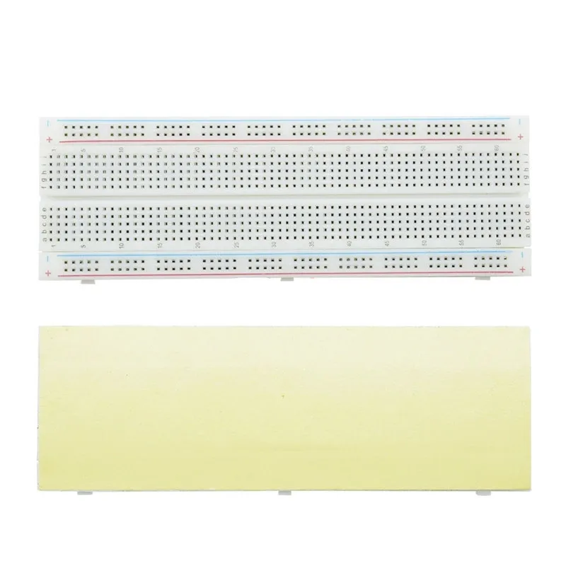 400 placa de ensaio de alta qualidade MB-102 fio vermelho e azul placa de ensaio 830 buracos placa de conexão experimental