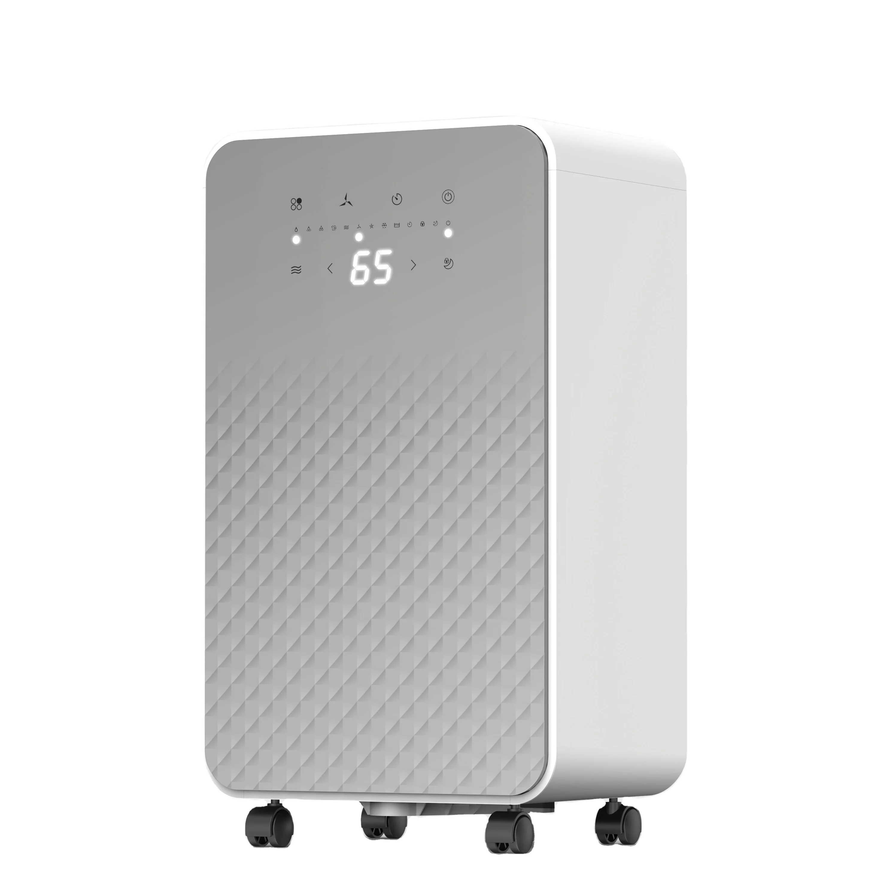 1日16L除湿能力、24時間タイマー付き家庭用ポータブル除湿機