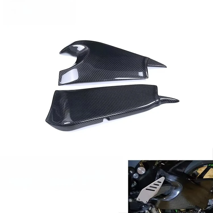 3K Dry Carbon Fiber Motorcycle Swing Arm Cover ZX-6R 636 2024 2025 Protective Fairing