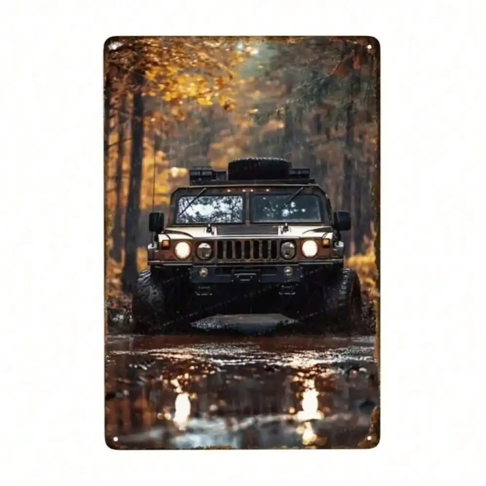 Oraimo لوحة فنية جدارية معدنية مصنوعة يدويًا لوحة تجريدية ديكور غرفة المعيشة الريفية الحديثة #3