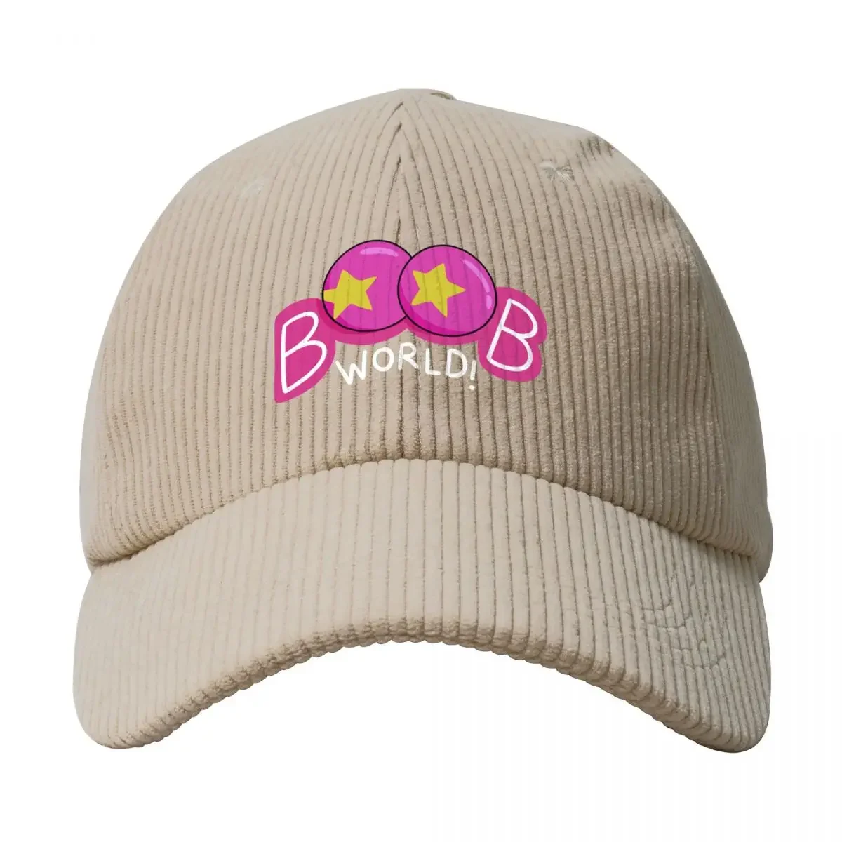 BOOB Corduroy Baseball Cap funny hat Beach Bag Men Women's