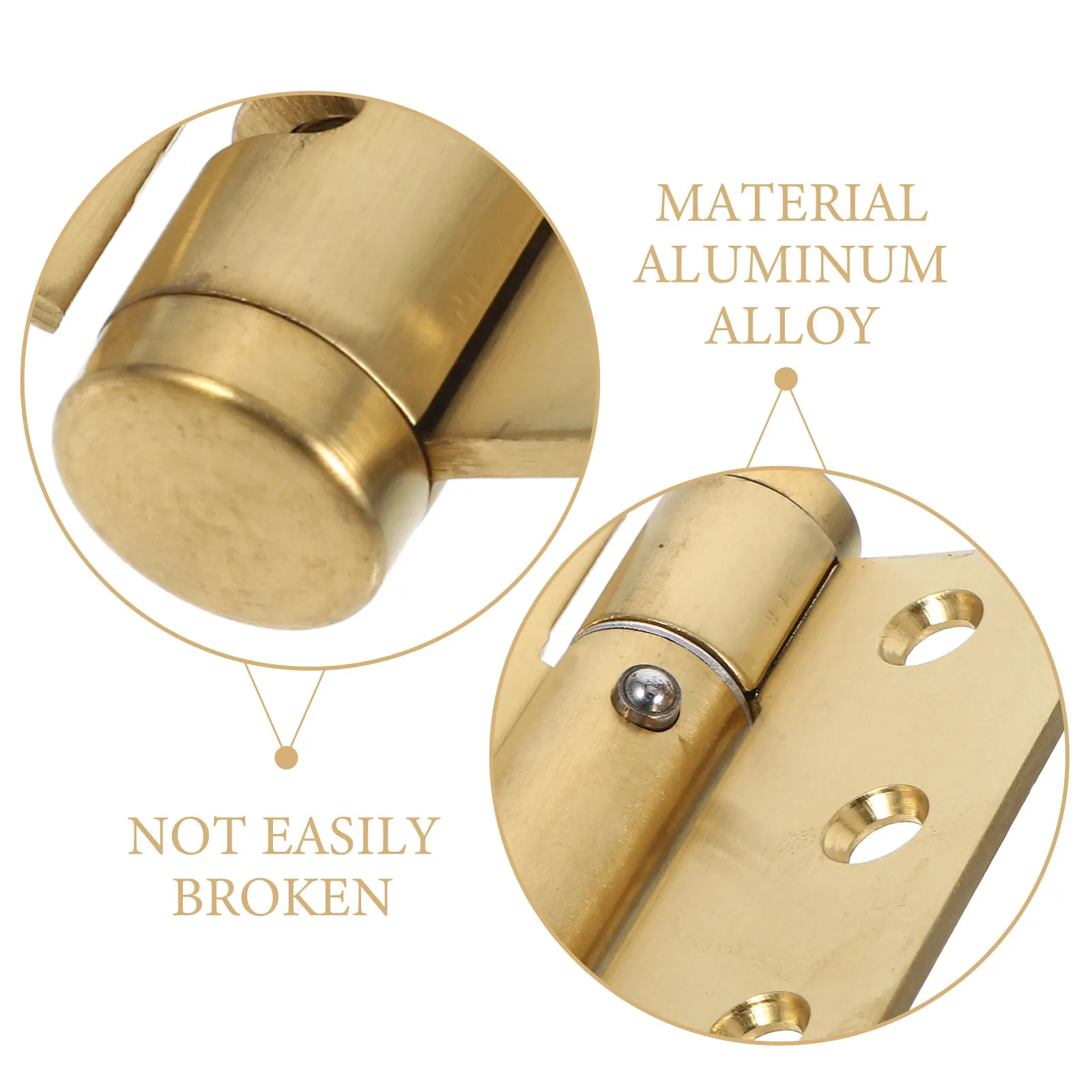 2Pcs Auto Close Door Hinges Heavy Duty Spring Loaded Hinge for Wood Screen Bathroom Laundry Room Exterior Doors
