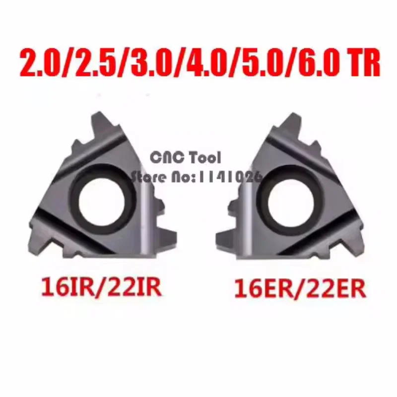 

10PCS 16ER 16IR 22ER 22IR TR 1.5 2 3 4 5 6 Turning Tool SER Rod Internal and External Screw Thread Insert for Steel Part