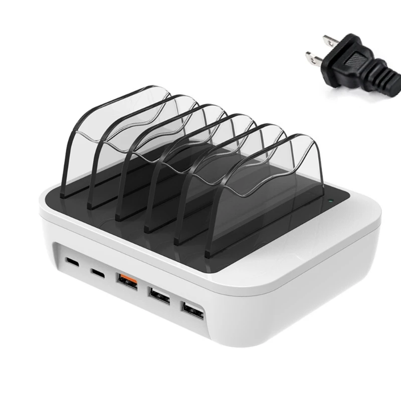 

5-Ports USB Charger Station Docking Multi-Usb-port Hub-Splitter Charging Station