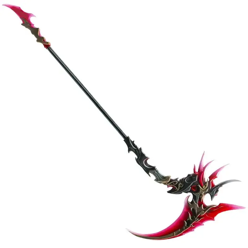 

Tarka Ji Cosplay Sickle Props Naraka: Bladepoint Feather Shadow Weapons Scythe for Halloween Christmas Fancy Party Accessories