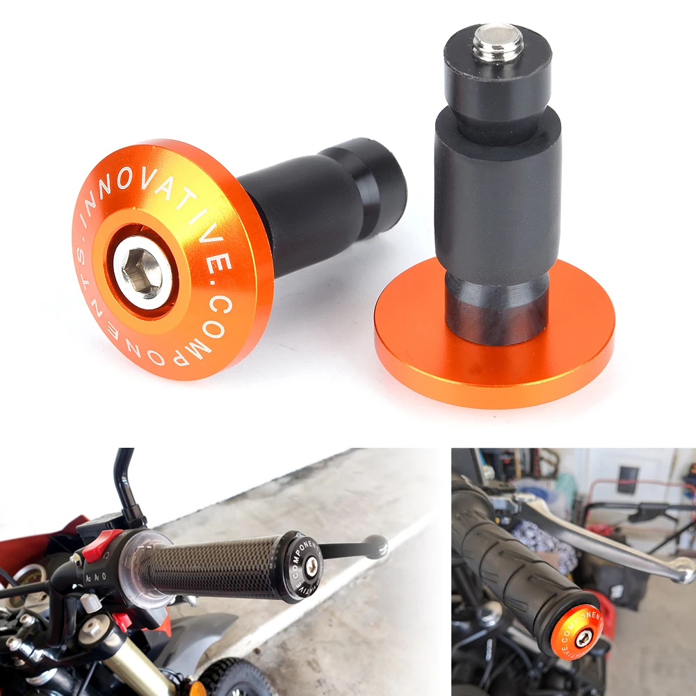 Motorcycle Handle Bar End Plugs Weights Grip Anti Vibration Silder Plug for Yamaha Kawasaki Honda Dirt Bike Modification Parts