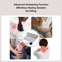 Electric Heating Pad 9-Speed Intelligent 12-Speed Timing Wrap Heating Pad Large For Neck Shoulder Knee Legs Abdomen Christmas