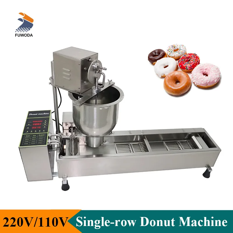 Commercial Automatic 3kw Doughnut Making Machine Bagel Donut Makers 500pcs/h Snack Equipment Bakery