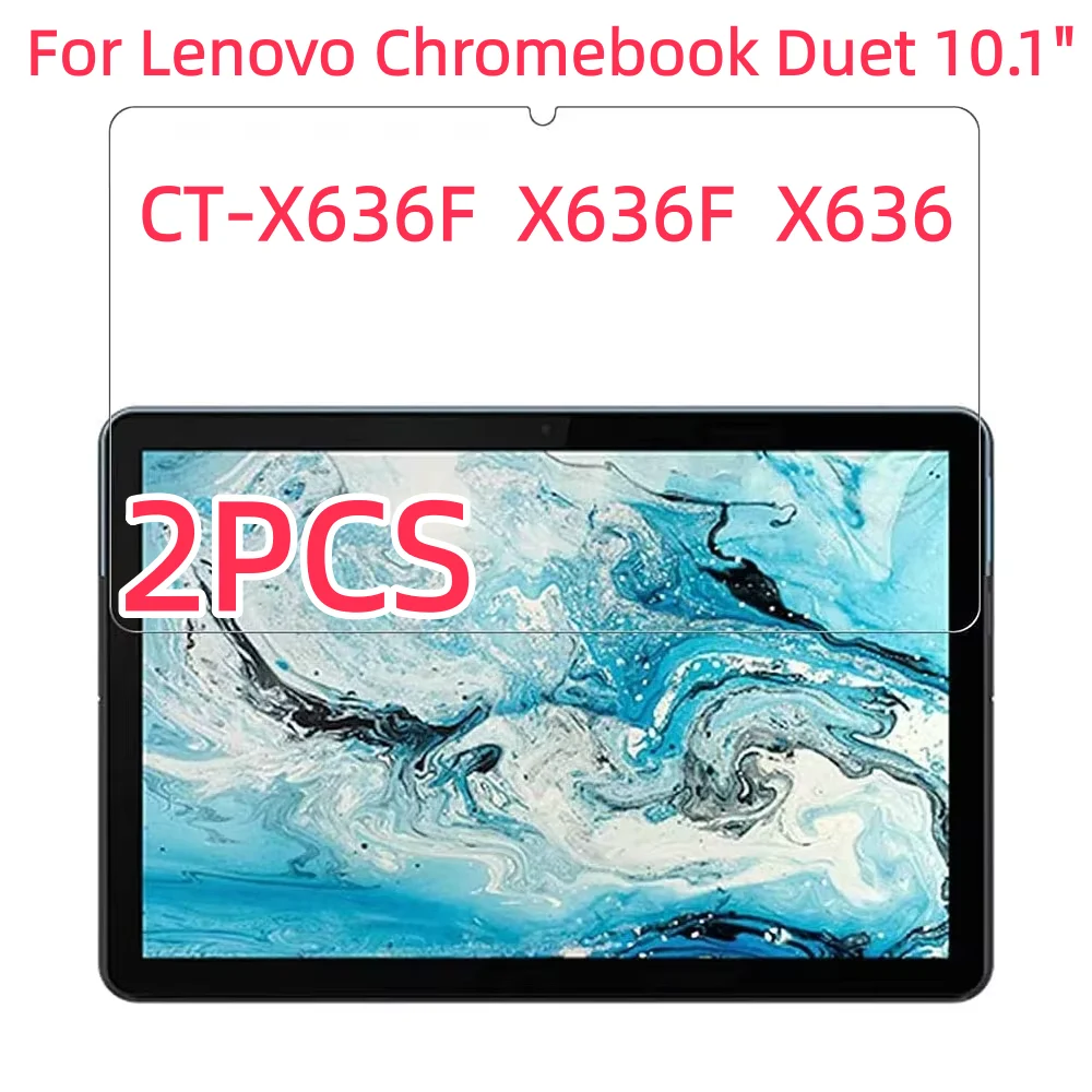 Lenovo 2PCS 9H Tempered Glass Tablet Screen Protector For Lenovo Chromebook Duet 10.1 Inch CT-X636F Anti-Scratch Clear Protective Film - Aliexpress Deal