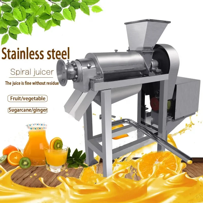 Industrial Fruit Juice Crusher Juicer Extractor Machine Motor Electric Screw Type Juicer  0.5 ton 1 ton 2ton