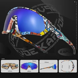 Kapvoe-Gafas de esquí polarizadas para hombre y mujer, lentes de sol deportivas para bicicleta de montaña, UV400, 2024