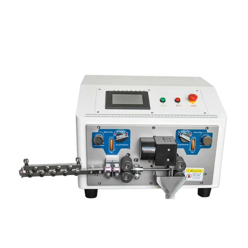 Automatic Computer cable Cutting and stripping Machine Sheathed Wire Cutting And Stripper Machine English Version