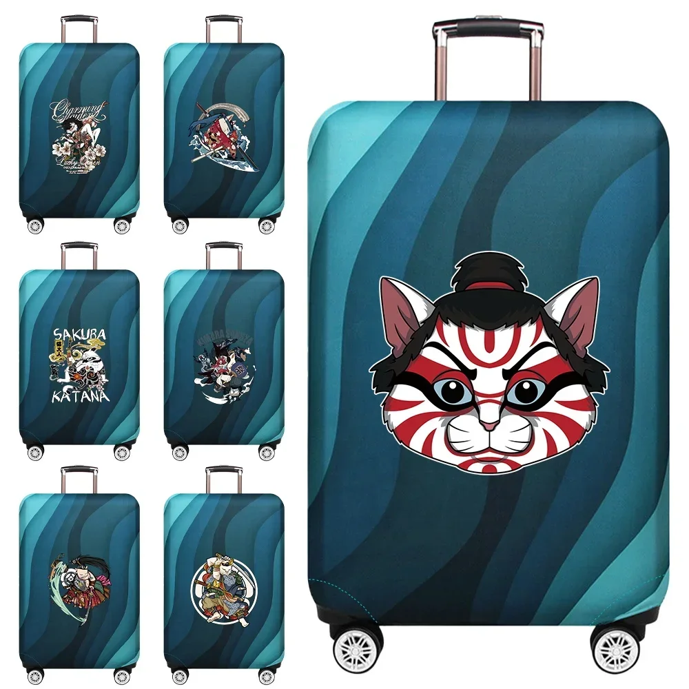 Luggage Protective Cover Stretch Fabric Luggage Protective Covers Dust Cover Anti-Scratch Protective Suitcase Covers Samurai